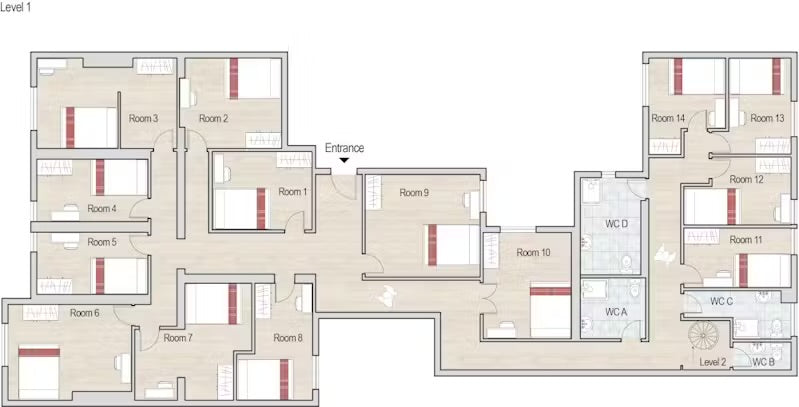 Habitaciones en Calle del Conde de Aranda